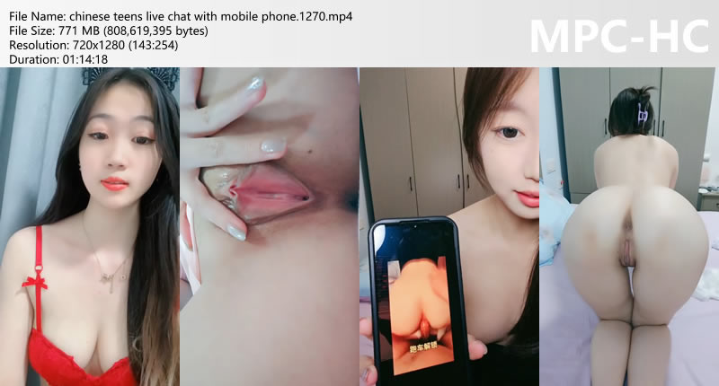 chinese teens live chat with mobile phone.1270